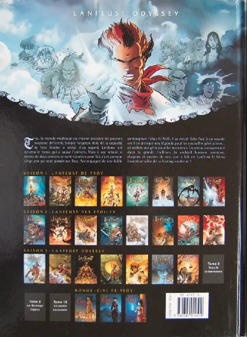 Verso de l'album Lanfeust Odyssey Tome 1 L'énigme Or-Azur - 1ère partie