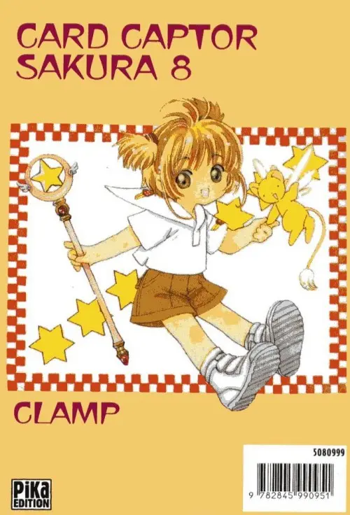 Verso de l'album Card Captor Sakura 8