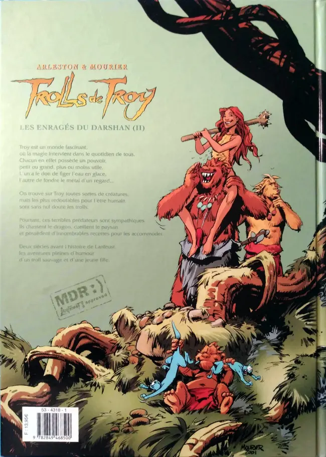 Verso de l'album Trolls de Troy Tome 10 Les enragés du Darshan (II)
