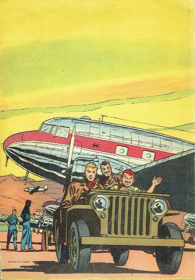 Verso de l'album Buck Danny Tome 17 Buck Danny contre Lady X