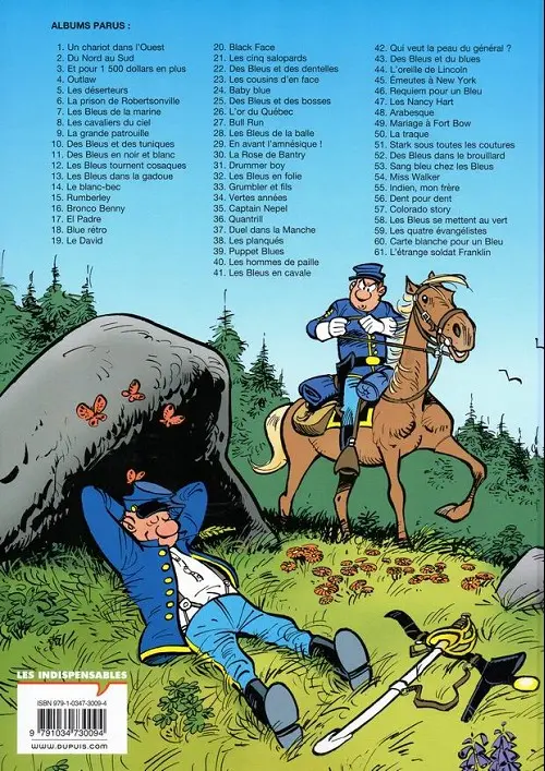 Verso de l'album Les Tuniques Bleues Tome 39 Puppet blues