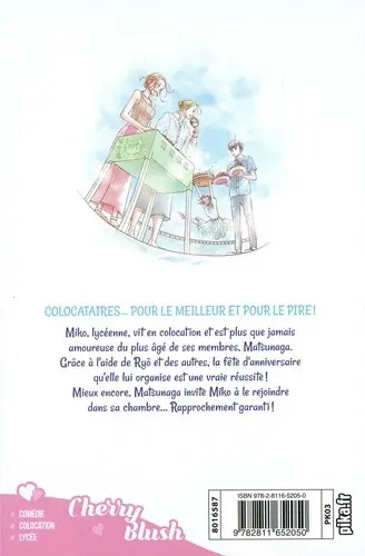Verso de l'album Mon coloc' d'enfer 4