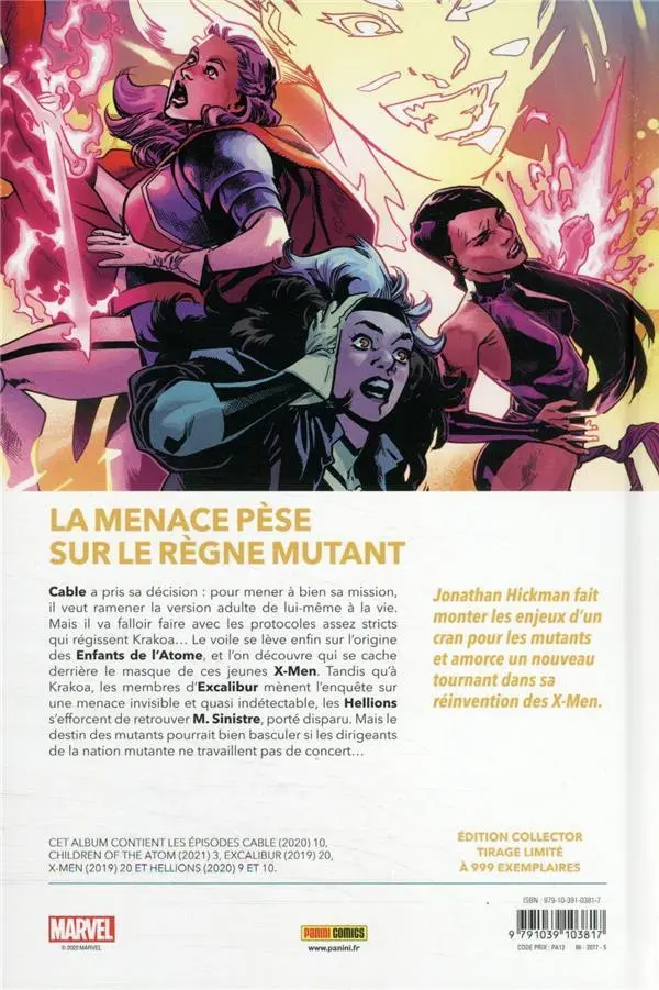 Verso de l'album Reign of X Volume 08