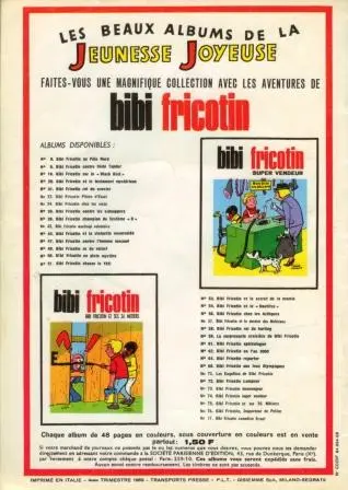 Verso de l'album Les Pieds Nickelés Tome 39 Les Pieds Nickelés superchampions de la pêche