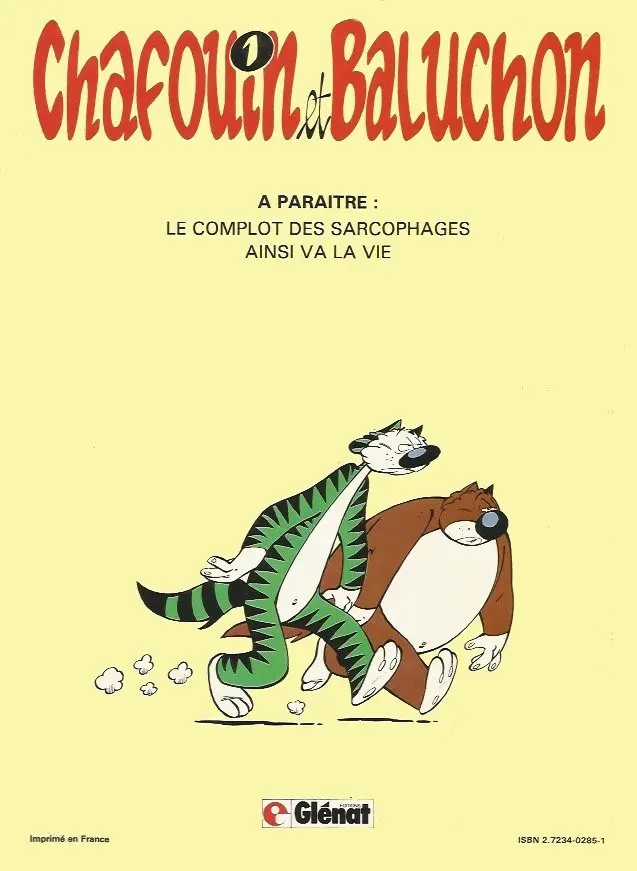 Verso de l'album Chafouin et Baluchon Tome 1 C'est dur pour tout le monde