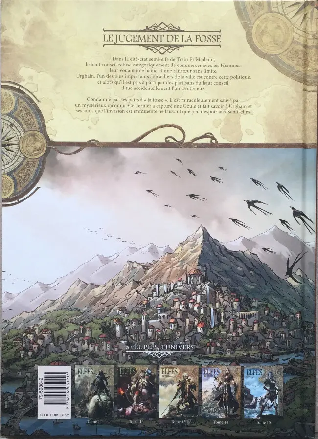Verso de l'album Elfes Tome 14 Le jugement de la fosse