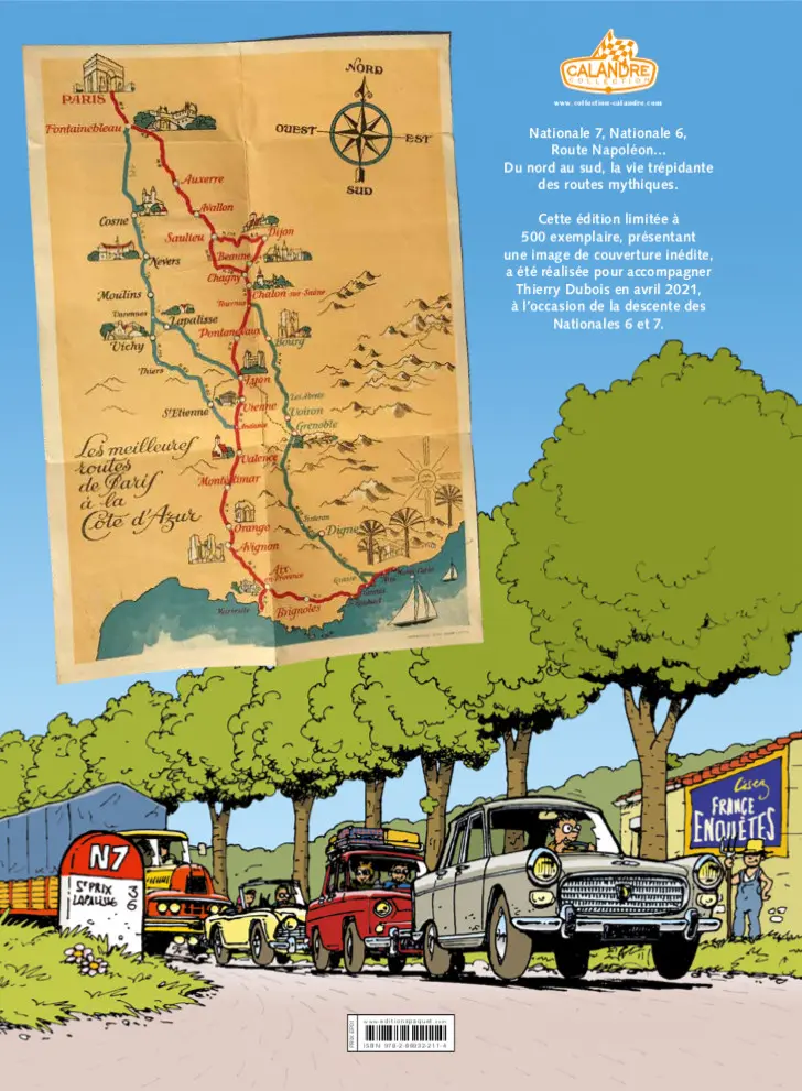 Verso de l'album Chroniques de la Nationale 7 Tome 2 Par tous les temps