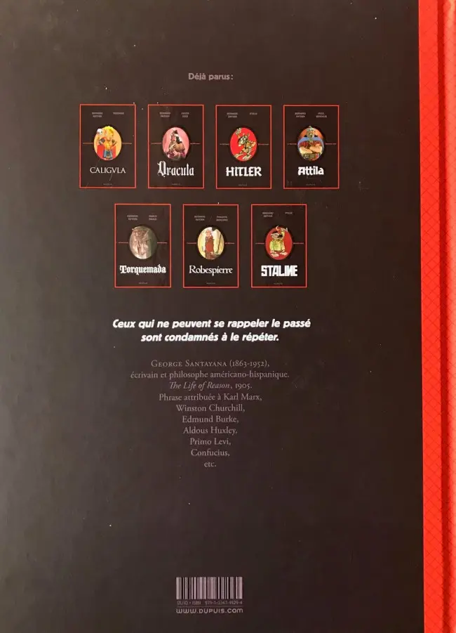 Verso de l'album Les Méchants de l'Histoire / La Véritable Histoire Vraie Tome 7 Staline
