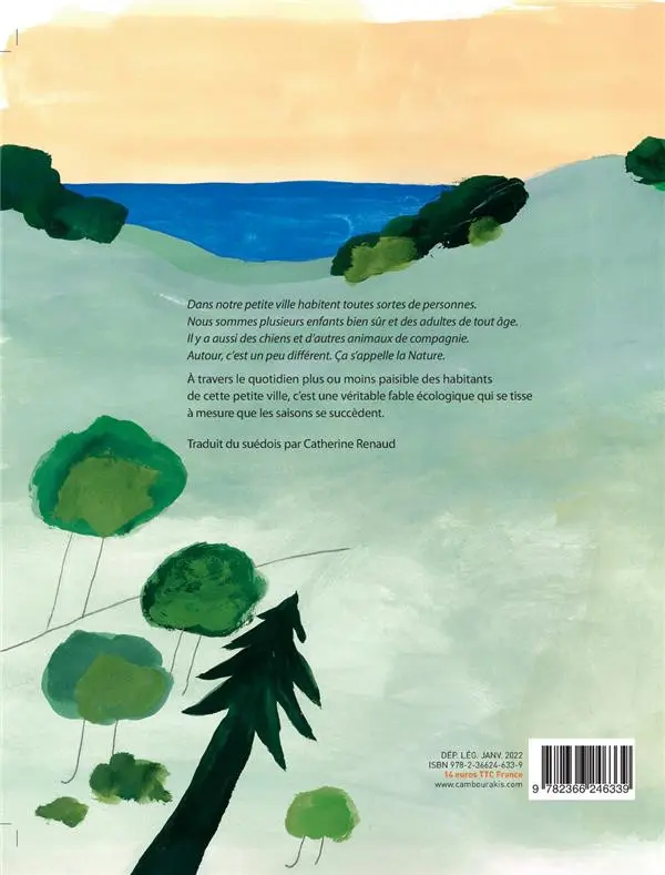 Verso de l'album La nature