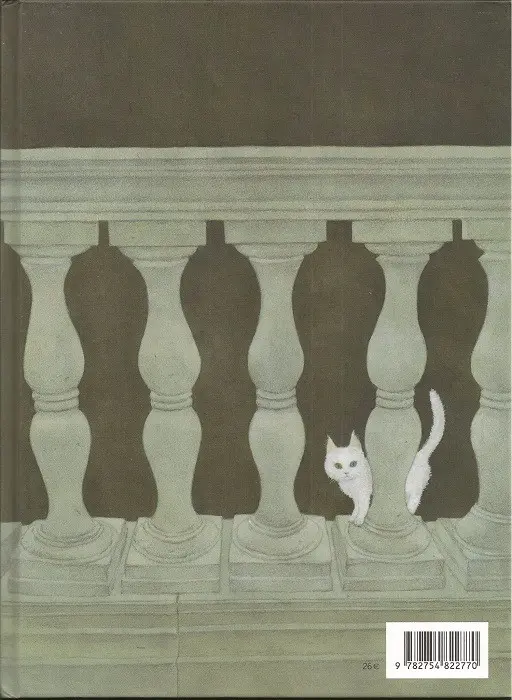 Verso de l'album Les Chats du Louvre Premier tome