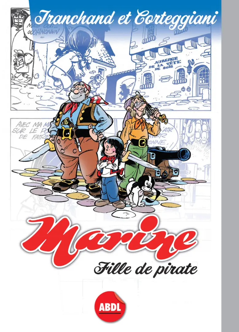 Verso de l'album Marine Le trésor de Blackstrap Molasse