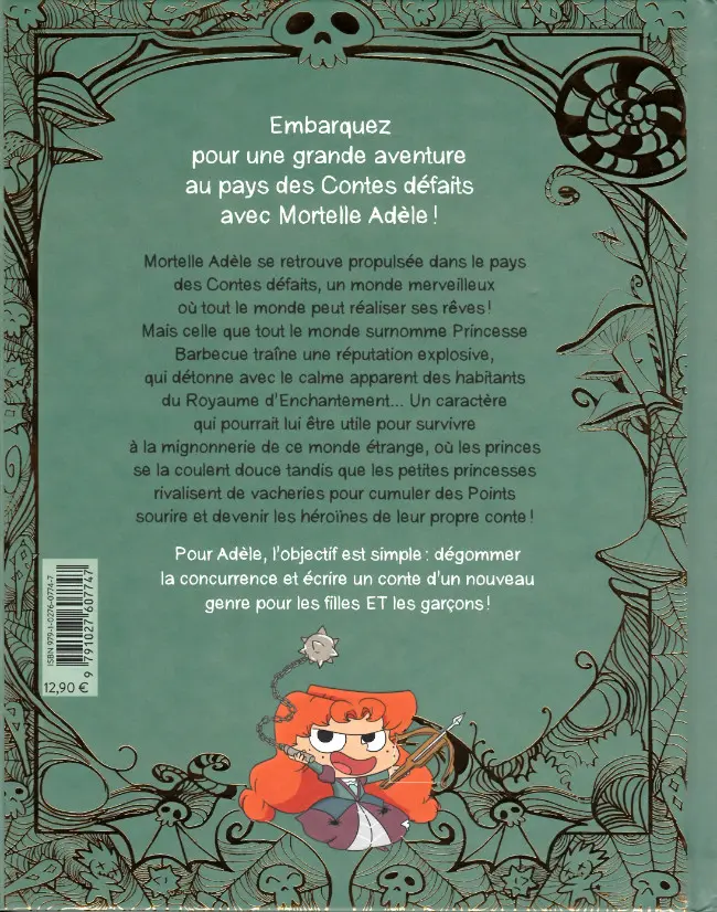 Verso de l'album Mortelle Adèle Mortelle Adèle au pays des contes défaits