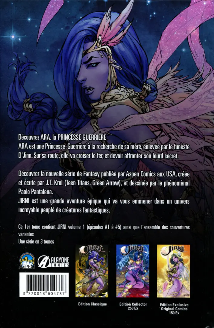 Verso de l'album Jirni Tome 1 Ombres et Poussière