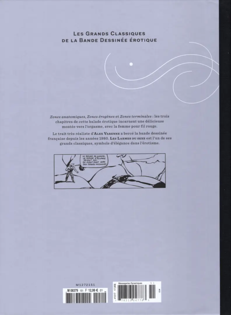 Verso de l'album Les Grands Classiques de la Bande Dessinée Érotique - La Collection Tome 151 Les larmes du sexe