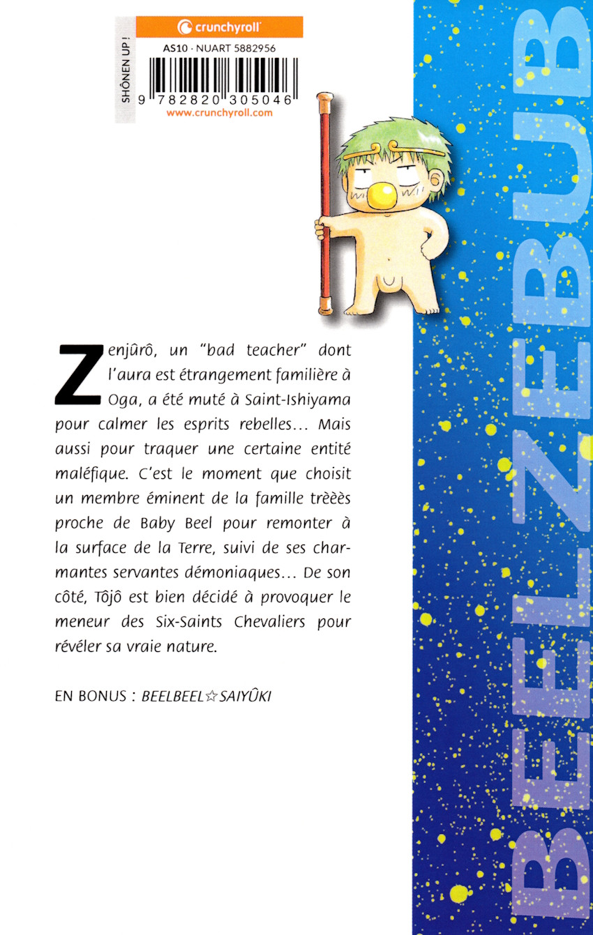 Verso de l'album Beelzebub 10 Les Frères pleurnichards