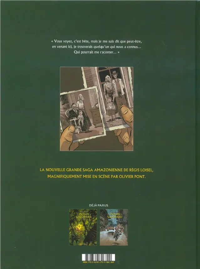 Verso de l'album Un putain de Salopard Tome 1 Isabel