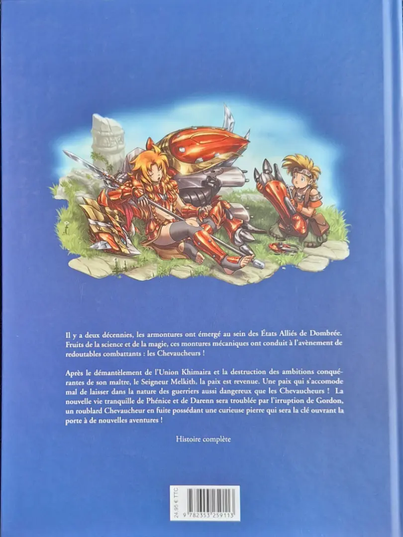 Verso de l'album Les Chevaucheurs Cycle 2