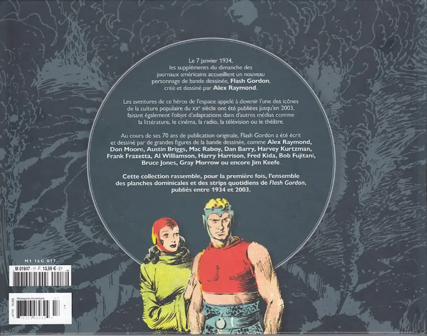 Verso de l'album Flash Gordon Tome 17 1973-1974