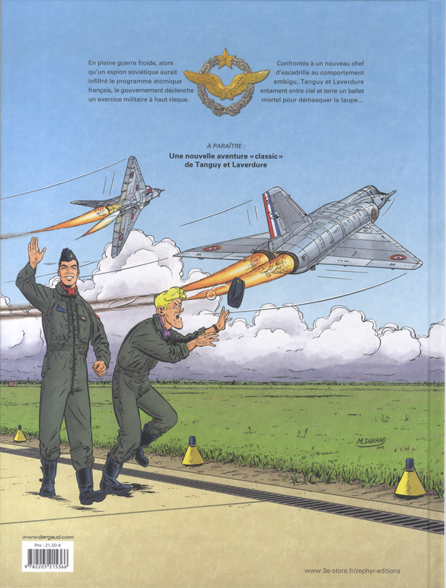 Verso de l'album Une aventure Classic de Tanguy et Laverdure Tome 7 Une taupe chez les Cigognes
