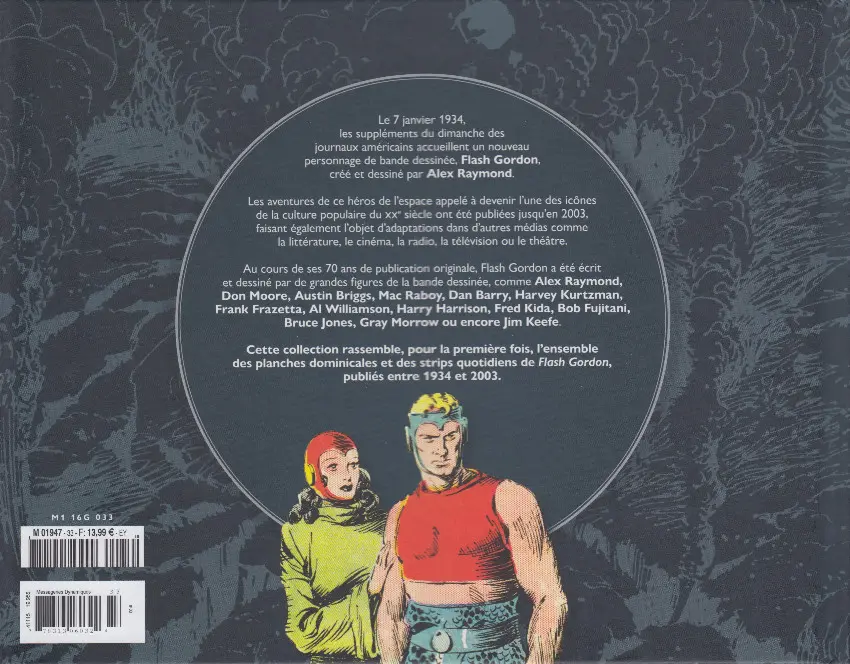 Verso de l'album Flash Gordon Tome 33 1951-1953