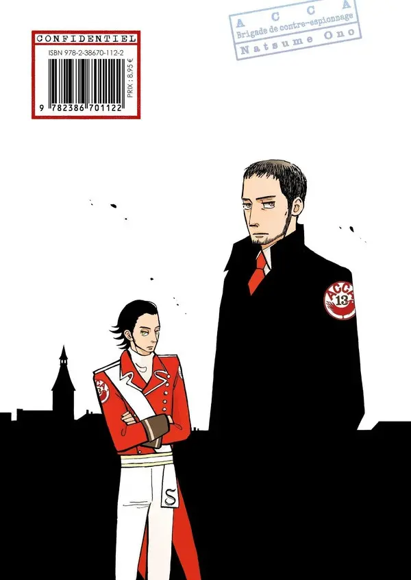 Verso de l'album Acca 13 - Brigade de contre espionnage 3