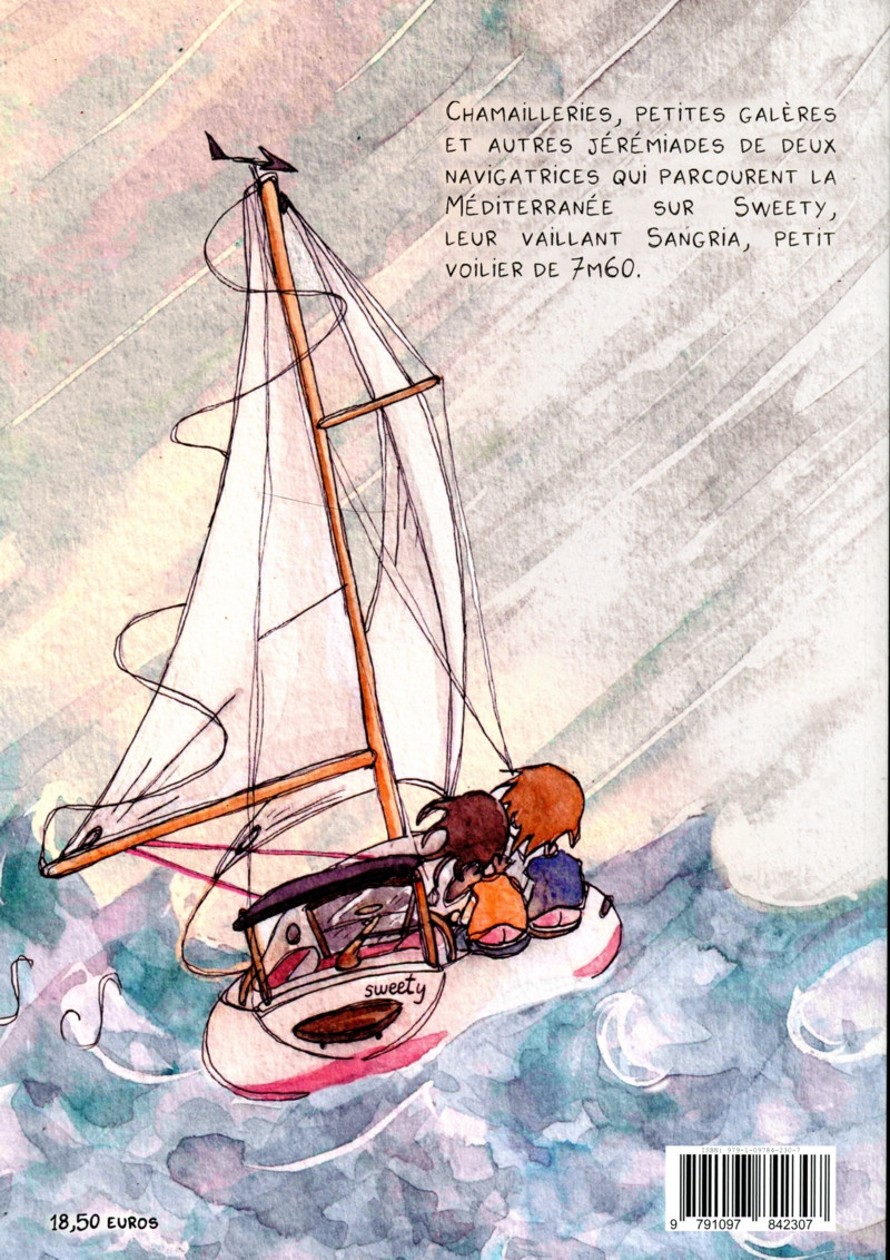 Verso de l'album Je veux arrêter la voile !