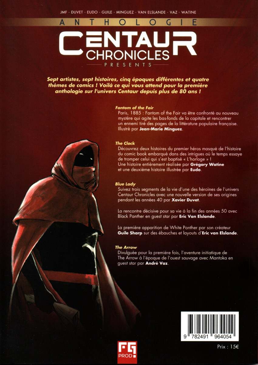 Verso de l'album Centaur Chronicles presents Tome 3 Anthologie