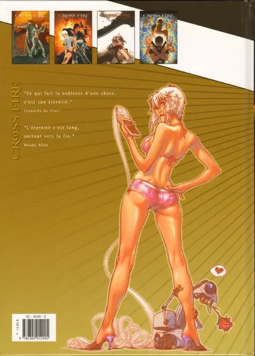 Verso de l'album Cross Fire Tome 5 L'éternité ne suffit pas