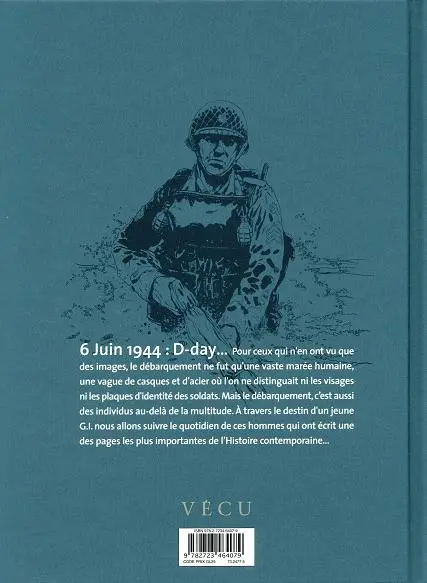 Verso de l'album D-Day Tome 1 Overlord