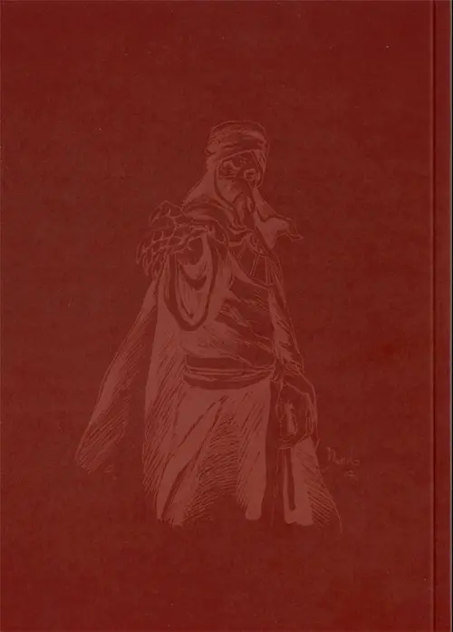 Verso de l'album Les damnés Art-book 2