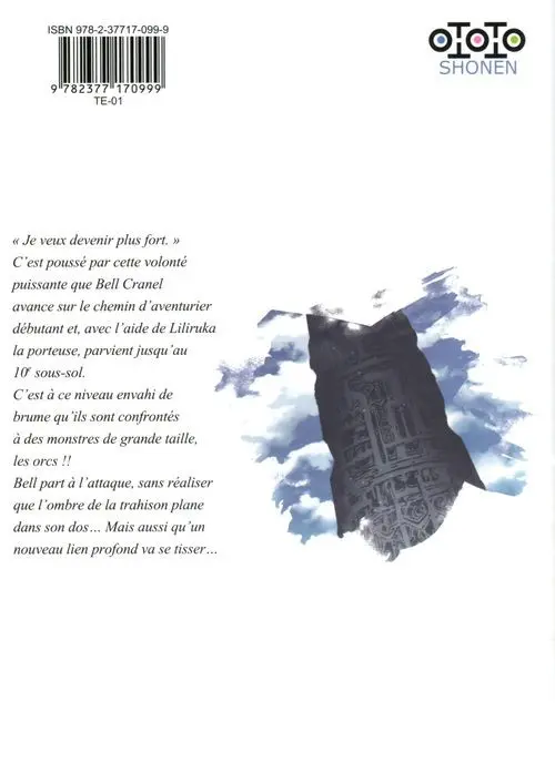 Verso de l'album Dan Machi - La Légende des Familias 4