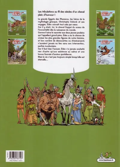 Verso de l'album Éden, le globe trotteur Tome 1