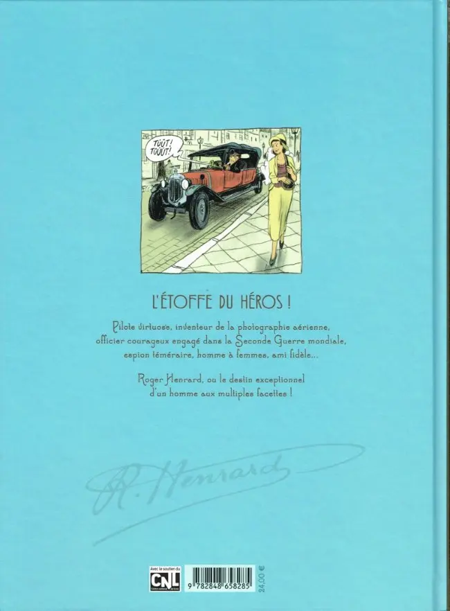 Verso de l'album L'Enragé du ciel