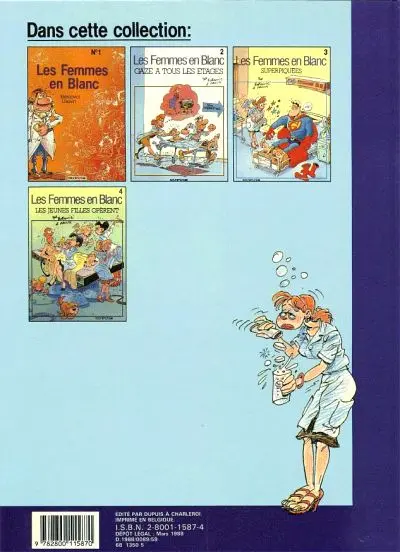 Verso de l'album Les Femmes en Blanc Tome 4 Les jeunes filles opèrent