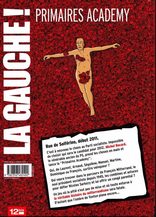 Verso de l'album La Gauche ! Primaires academy