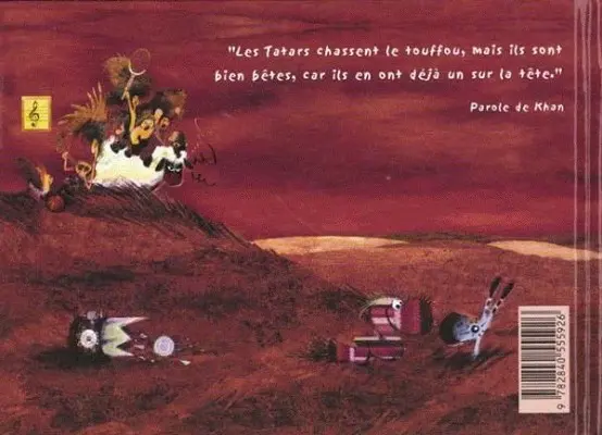 Verso de l'album Genz Gys Khan au pays du vent Tome 3 Gare aux Tatars