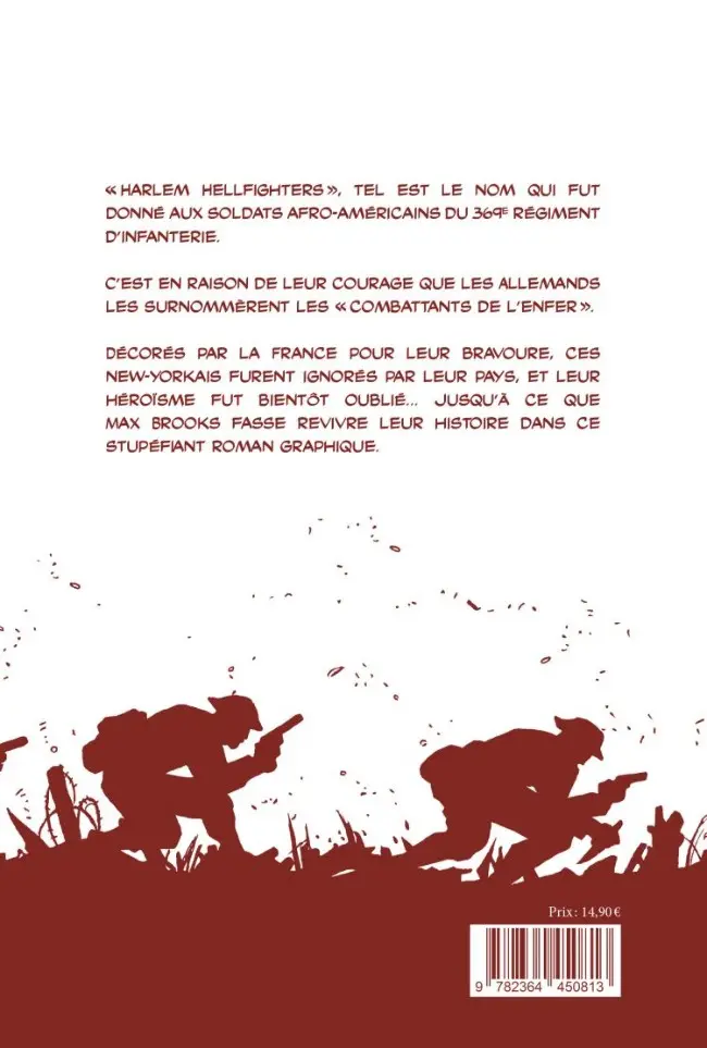 Verso de l'album Les Harlem Hellfighters