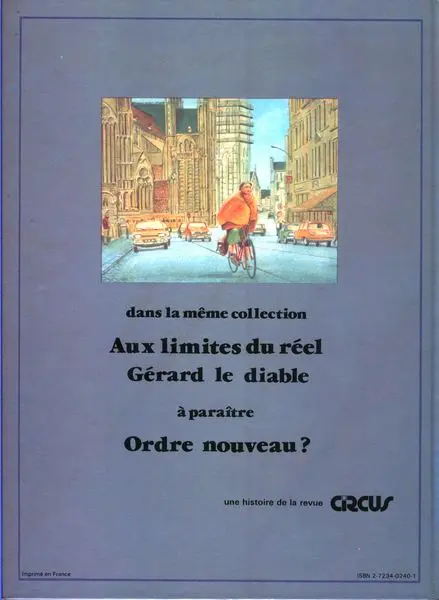 Verso de l'album Jaunes Tome 2 Gérard le diable