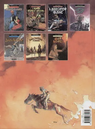 Verso de l'album Une aventure de Jim Cutlass Tome 7 Nuit noire