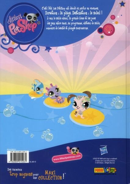 Verso de l'album Littlest PetShop Tome 1 Destination Soleil