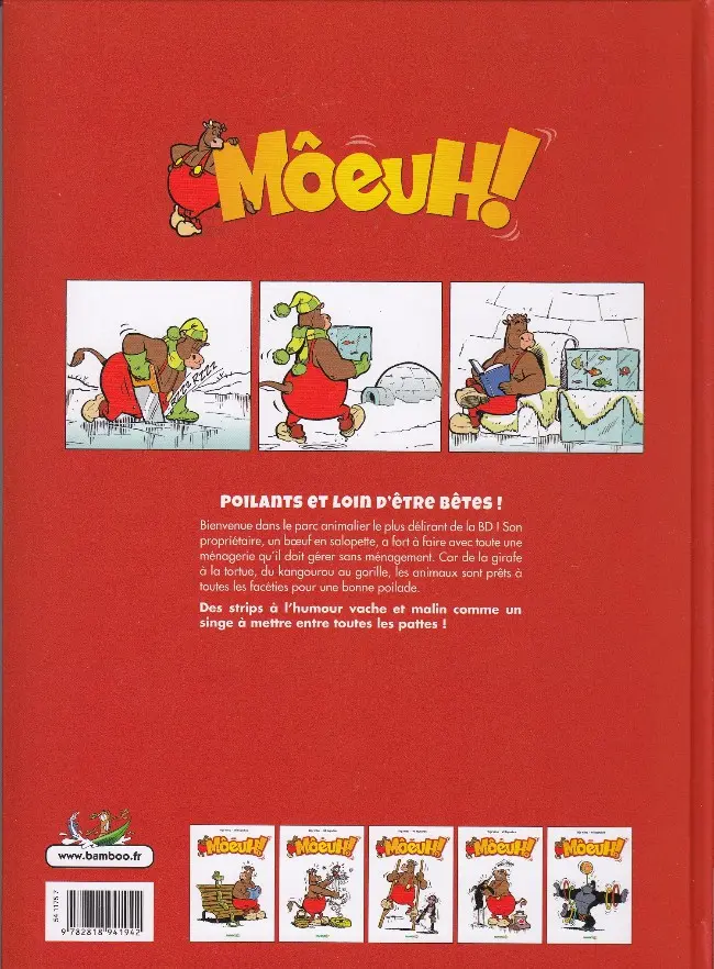 Verso de l'album Môeuh ! Tome 1