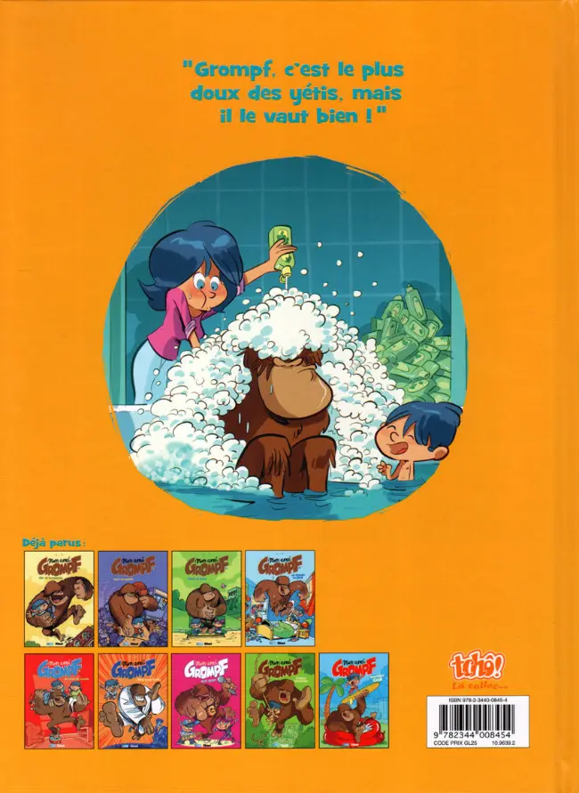 Verso de l'album Mon ami Grompf Tome 10 Un amour de yéti