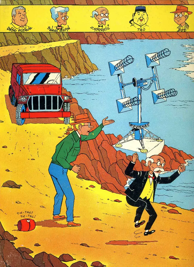Verso de l'album Nic et Mino Tome 1 Le secret de l'île interdite