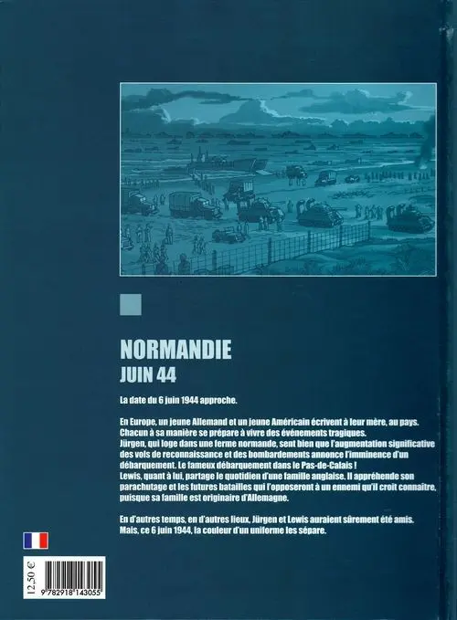 Verso de l'album Normandie juin 44 Vagabondages Tome 2 Utah beach / Carentan