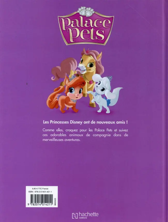 Verso de l'album Palace Pets Tome 1