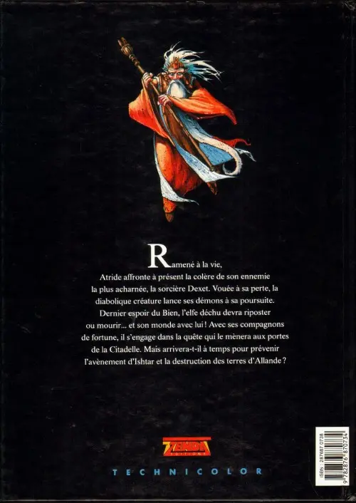 Verso de l'album Allande Tome 2 Le Secret d'Alcante