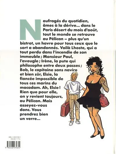 Verso de l'album Le Pélican