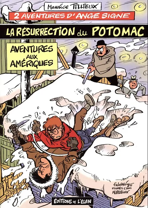 Couverture de l'album Ange Signe Tome 2 La résurrection du Potomac - Aventures aux Amériques