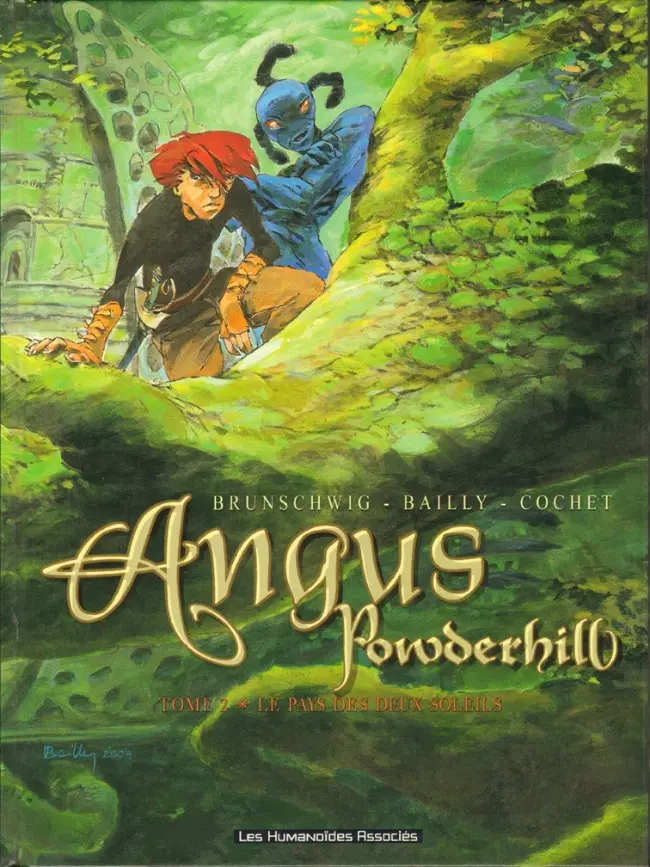 Couverture de l'album Angus Powderhill Tome 2 Le pays des deux soleils