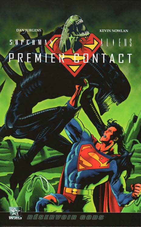 Couverture de l'album Superman versus Aliens Premier contact